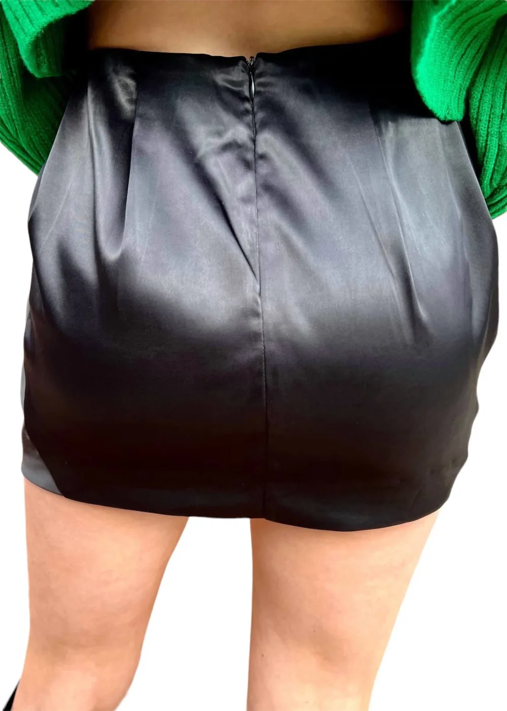 2.7 AUGUST APPAREL - Satin Mini Skirt