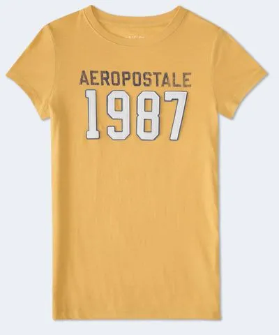 Aeropostale 1987 Appliqué Graphic Tee