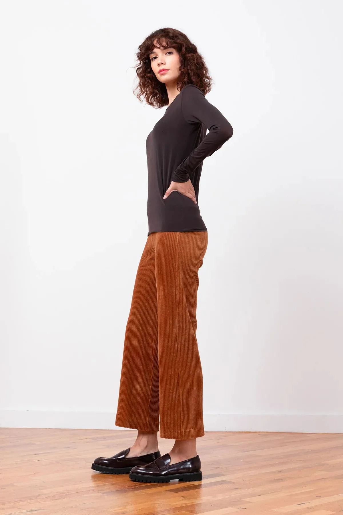 Alex Corduroy Pant - Cognac