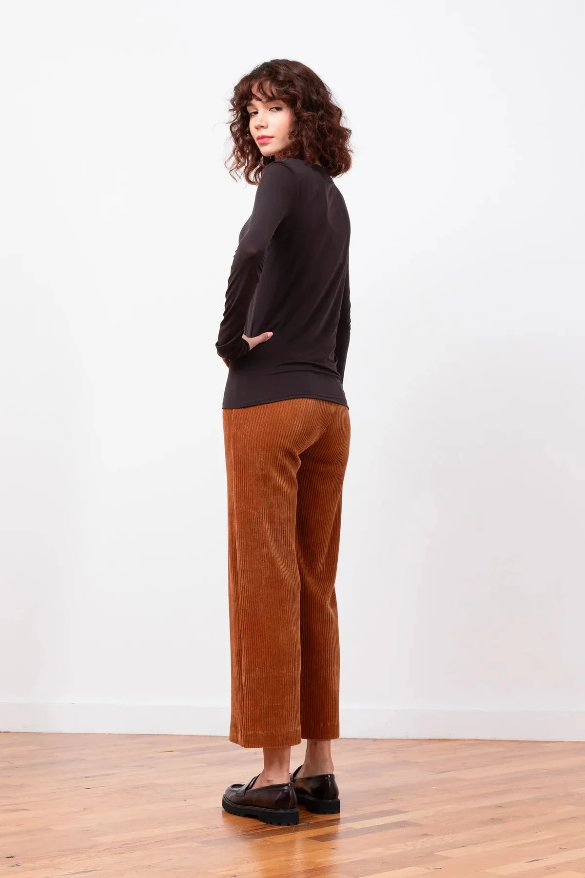 Alex Corduroy Pant - Cognac