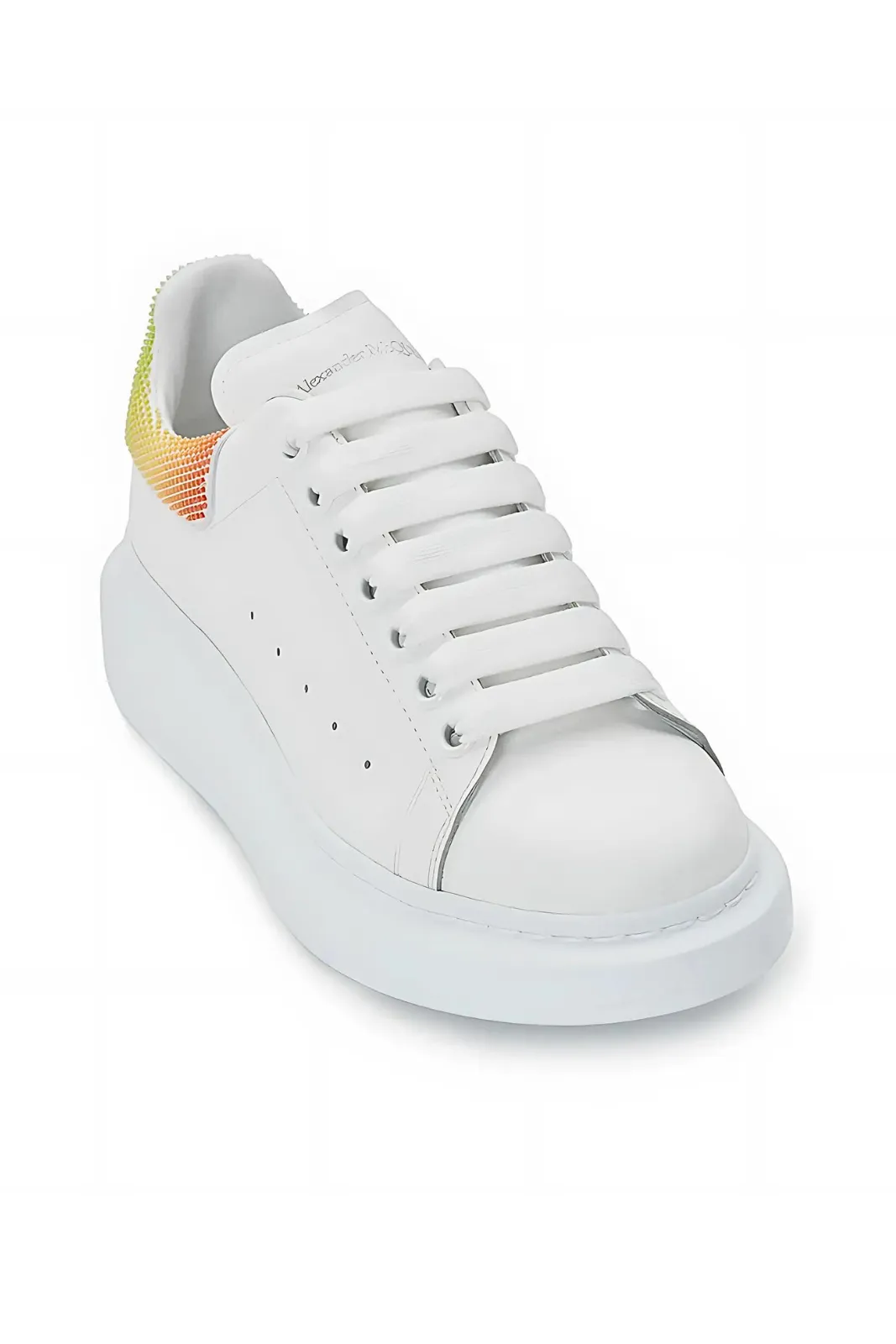 Alexander McQueen Wmns Oversized Sneaker White Multi