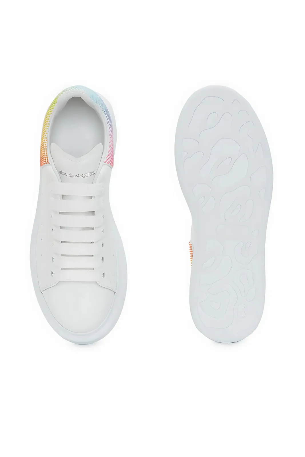 Alexander McQueen Wmns Oversized Sneaker White Multi