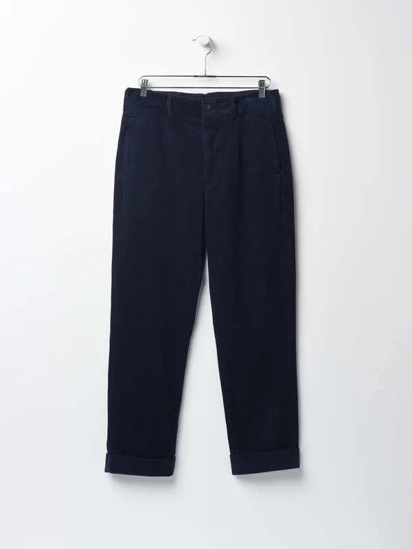 Andover  8W Corduroy Pant - Dark Navy