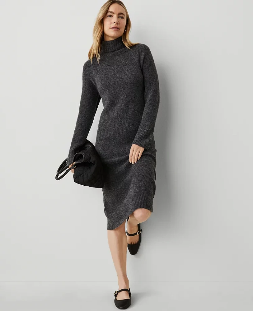 Ann Taylor Ribbed Sweater Dress Women's