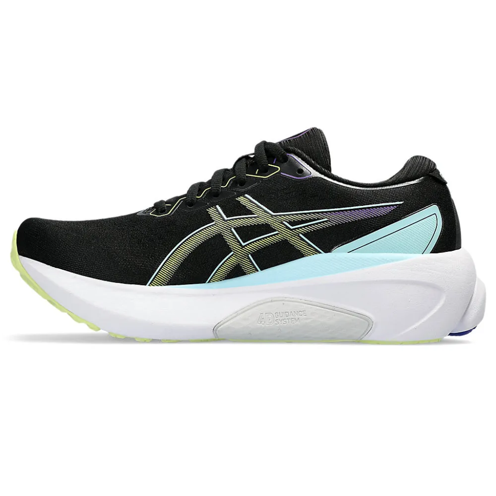 ASICS Women's Gel Kayano 30 Running Shoe (Black/Glow Yellow)