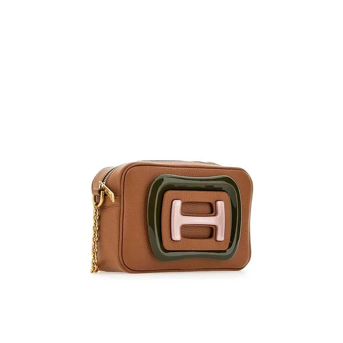 BAG H-BAG CAMERA Woman Dark Cognac