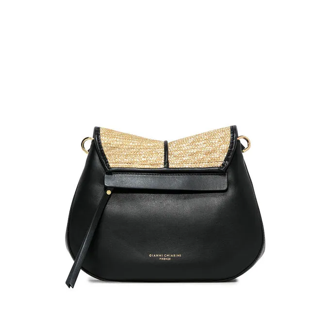 BAG HELENA ROUND IN LEATHER Woman Black