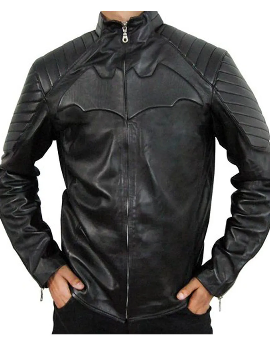 Batman Begins Leather Jacket by Christian Bale - UJackets