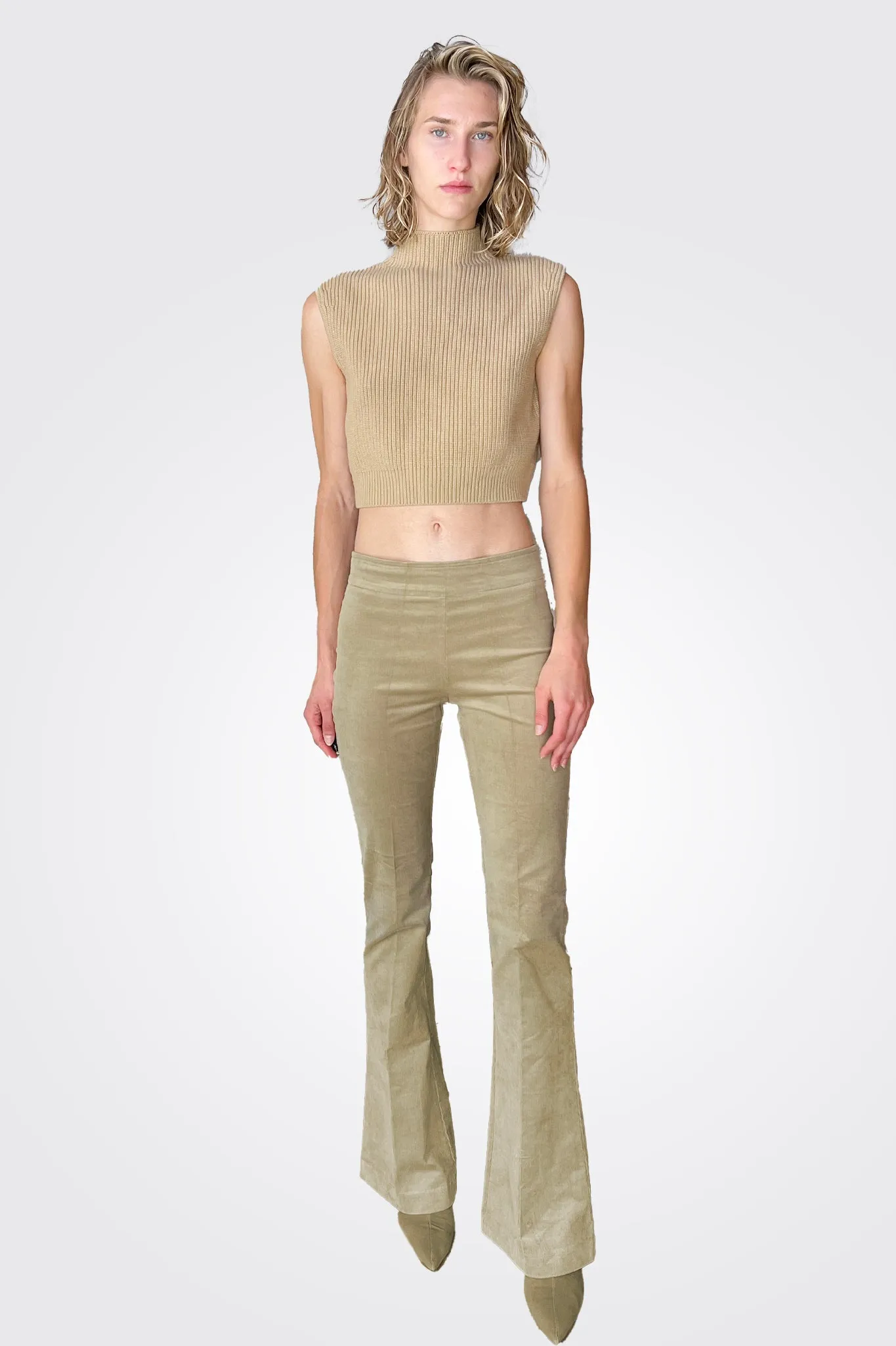 Bellini Fine Corduroy Pant - Khaki