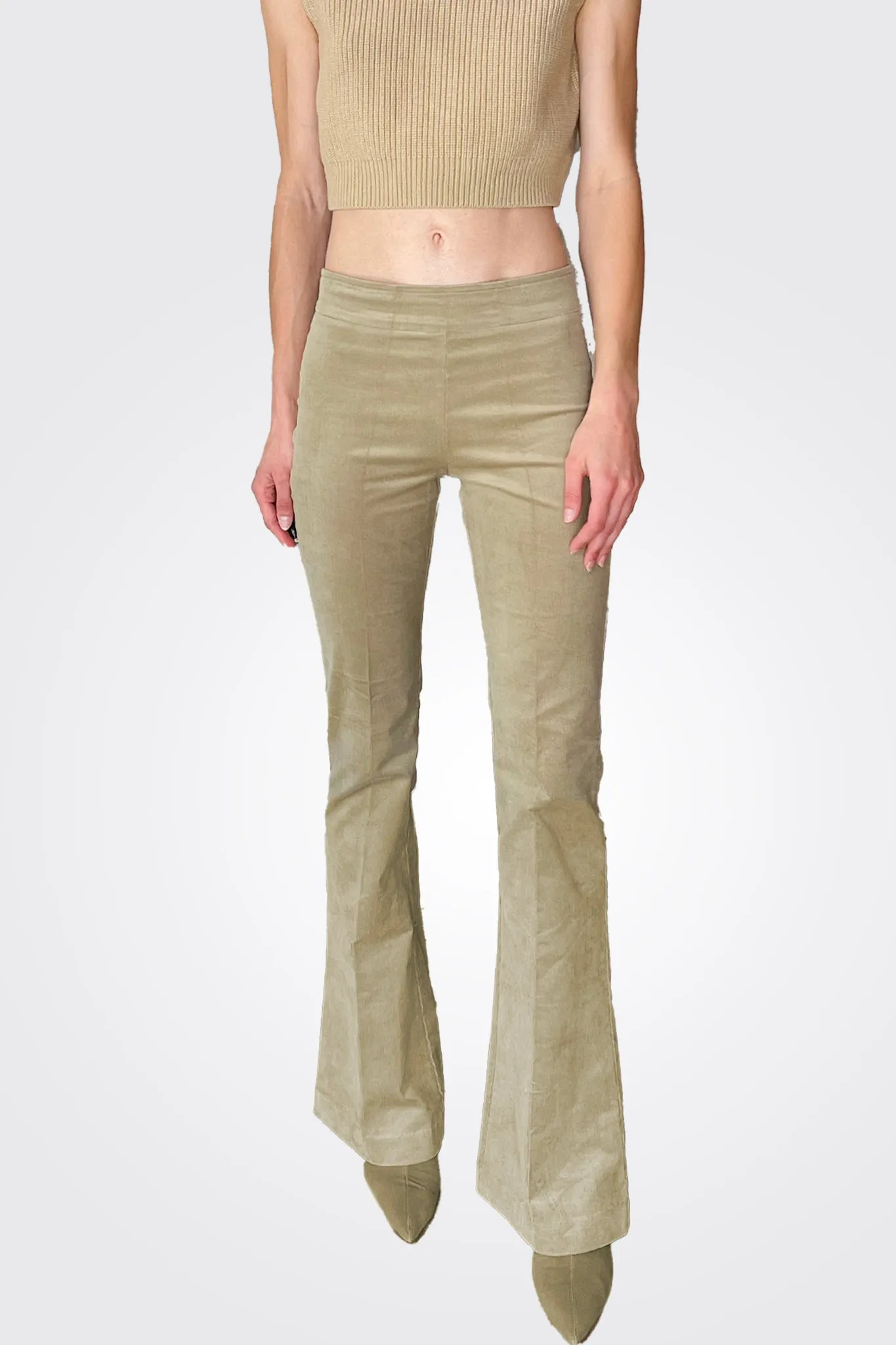 Bellini Fine Corduroy Pant - Khaki