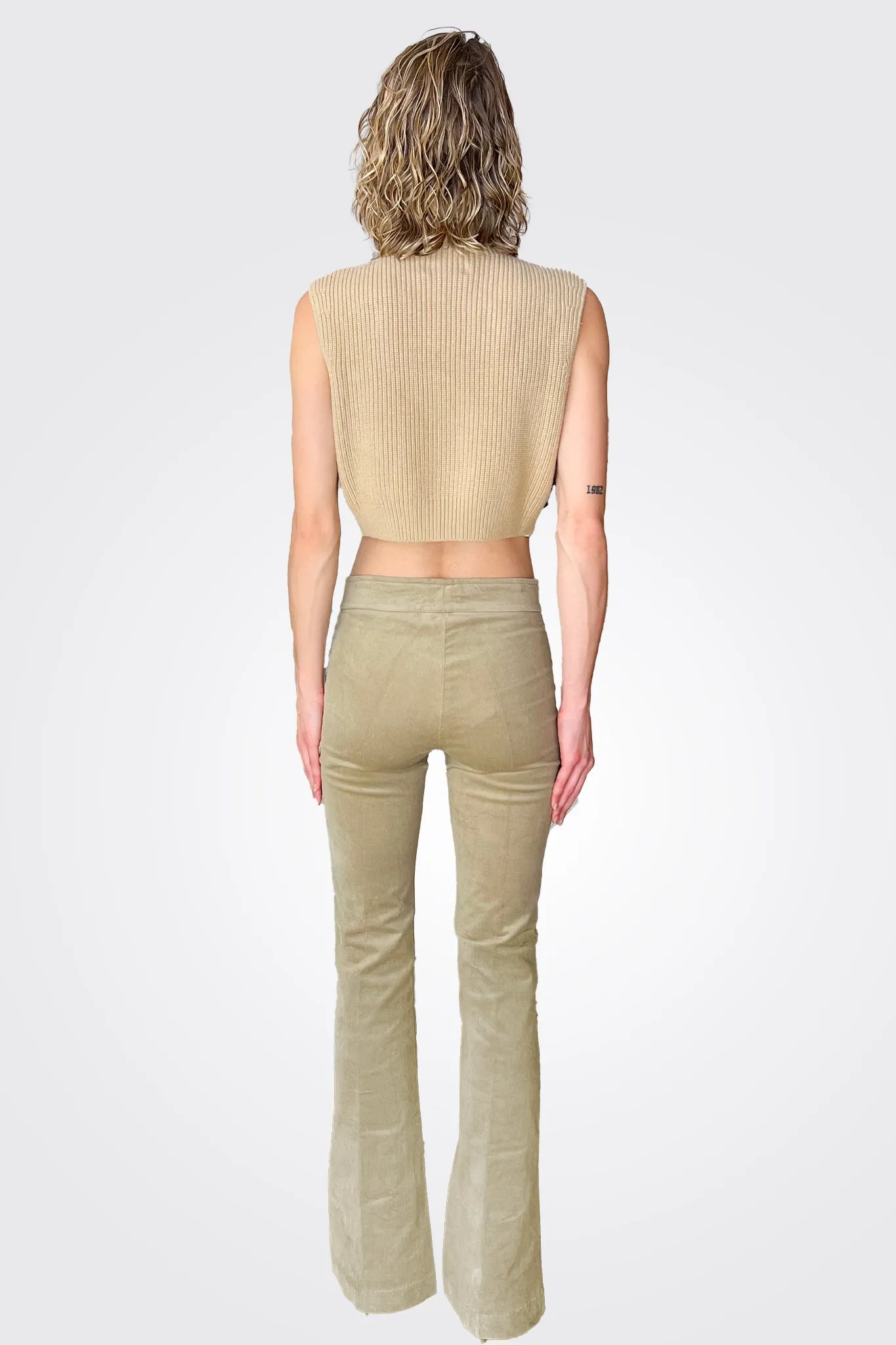 Bellini Fine Corduroy Pant - Khaki