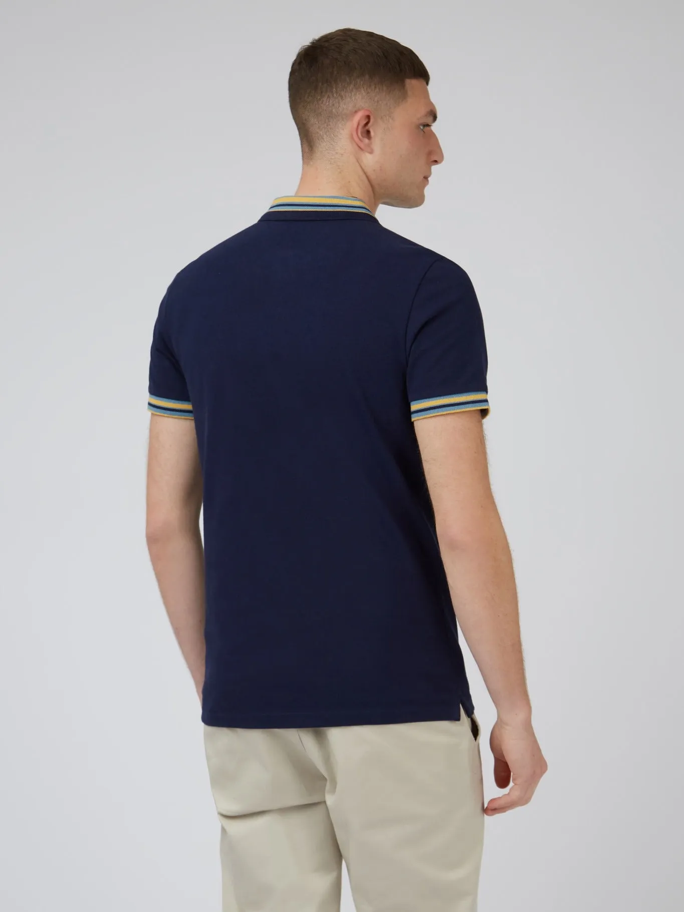 Ben Sherman Mens 'House Collar' Pique Polo Shirt