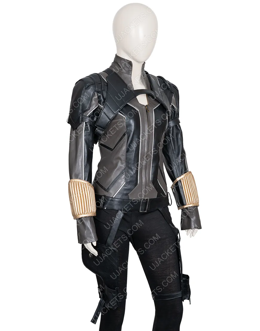 Black Widow Movie 2020 Jacket | Scarlett Johansson Black Leather Jacket