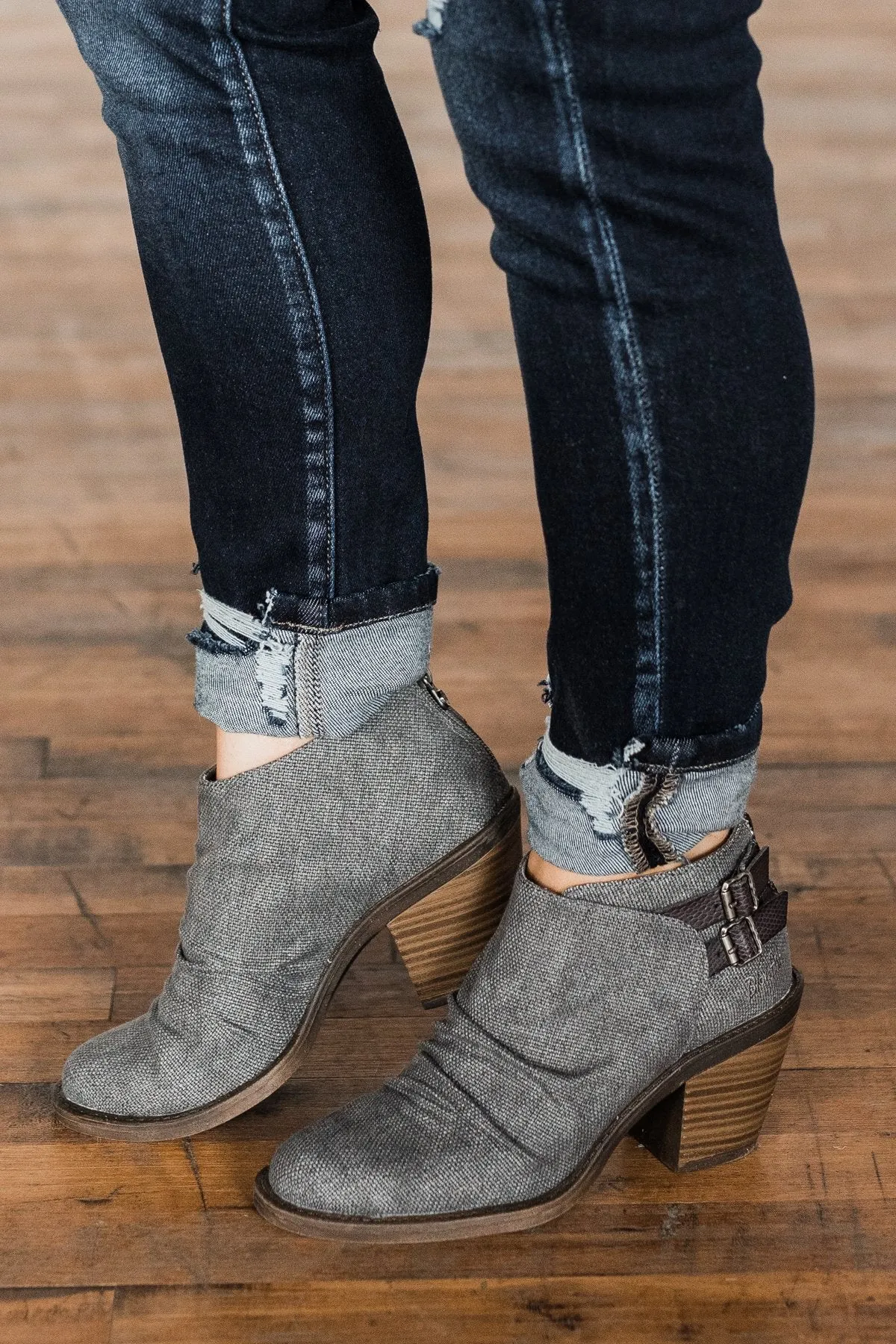 Blowfish Leben Booties- Duffle Grey