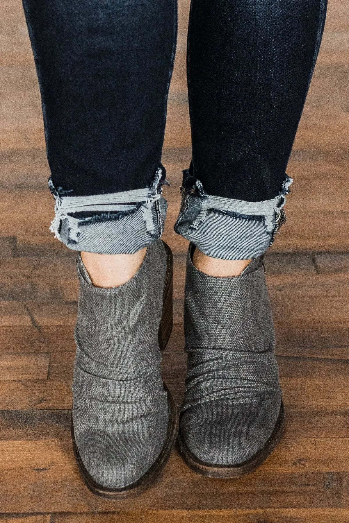 Blowfish Leben Booties- Duffle Grey