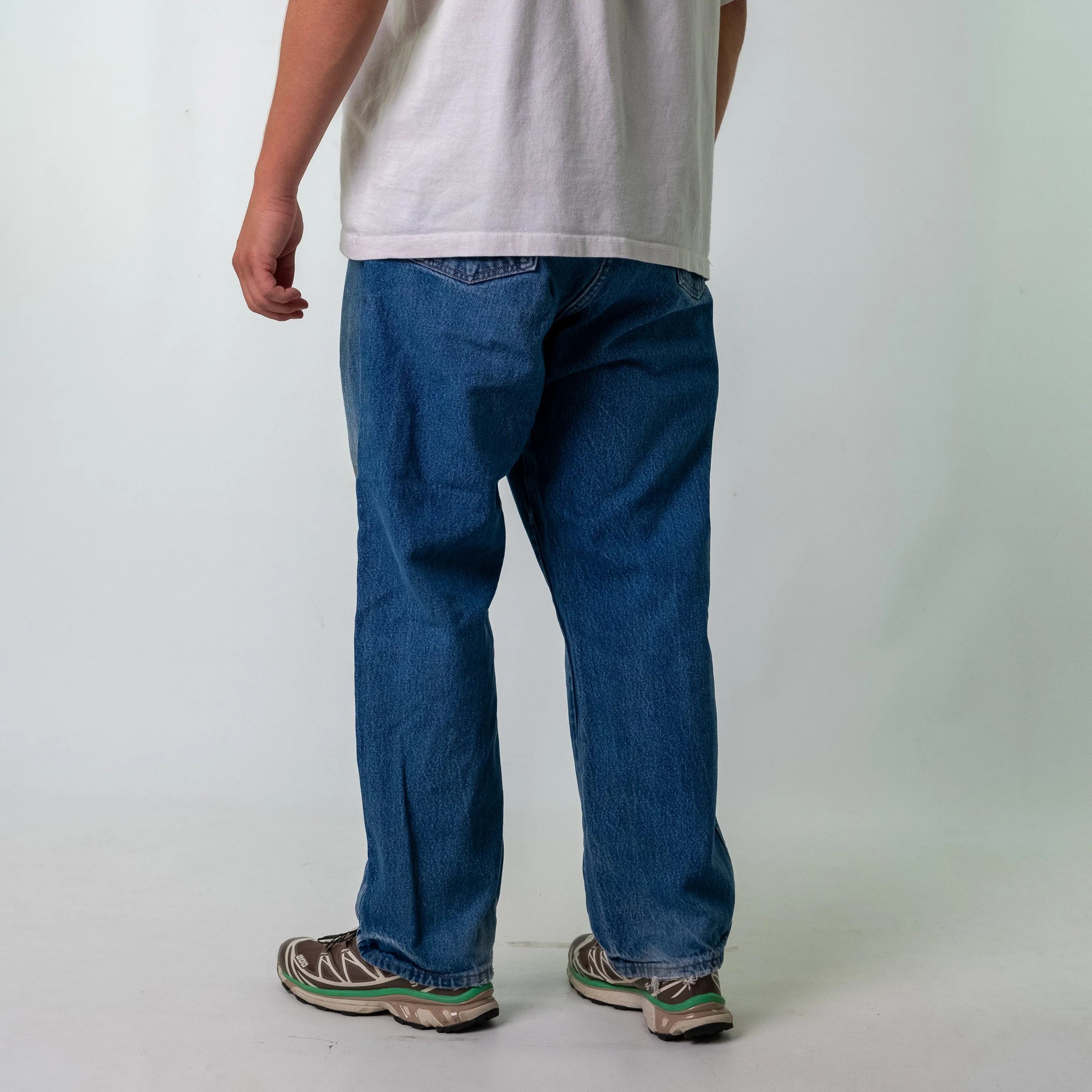 Blue y2ks Dickies Denim Jeans Baggy Pants (38x30)