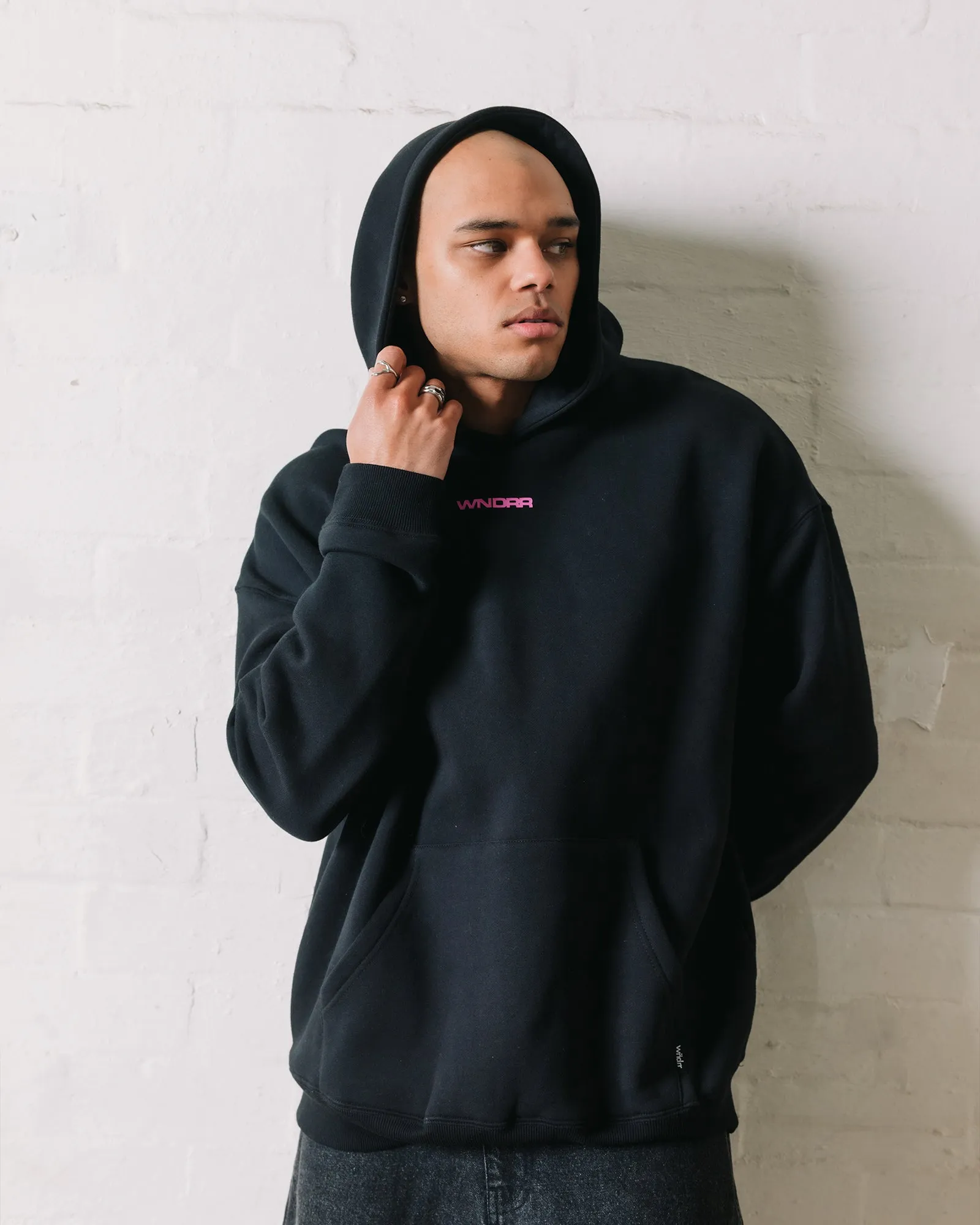 BOOSTER SMU HOOD SWEAT - BLACK