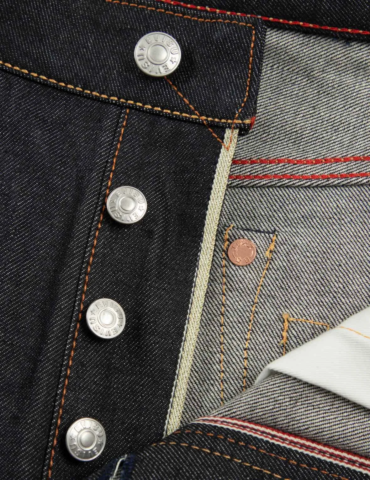 Brocade and Seagull Multi-Pocket Carrot Fit Jeans #2017