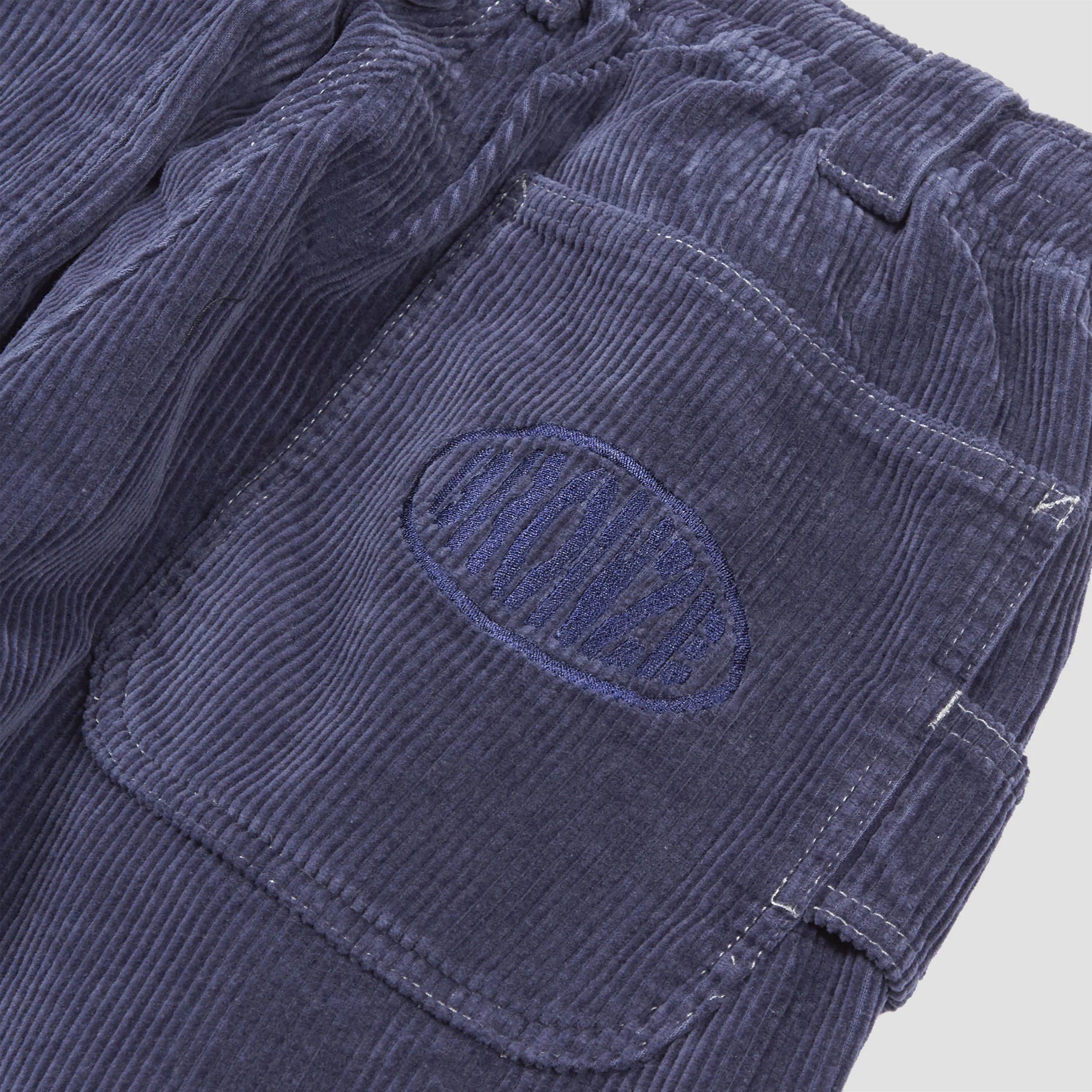 Bronze Corduroy Relaxed Pant Navy