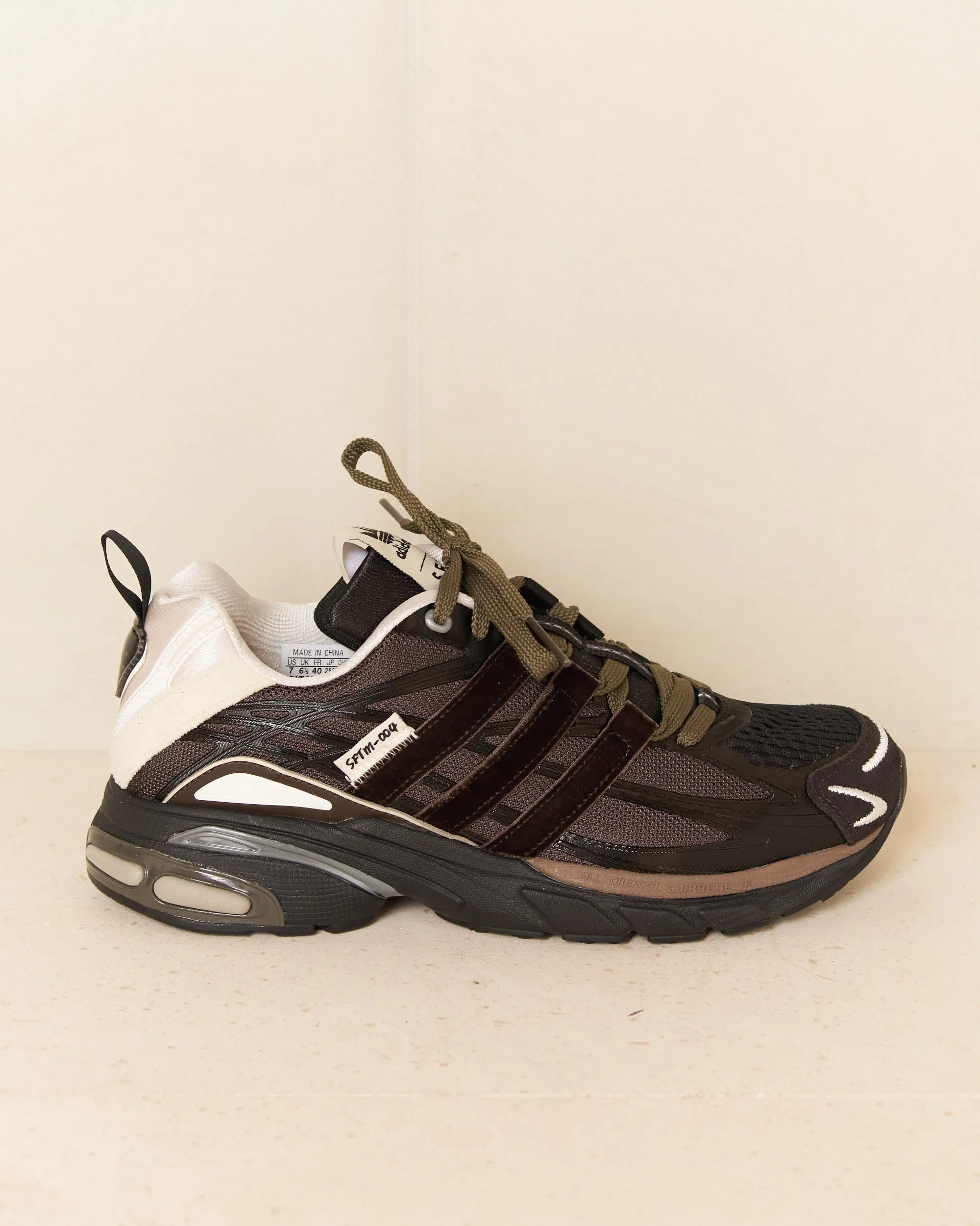 Brown And Black Adistar Cushion Sneaker