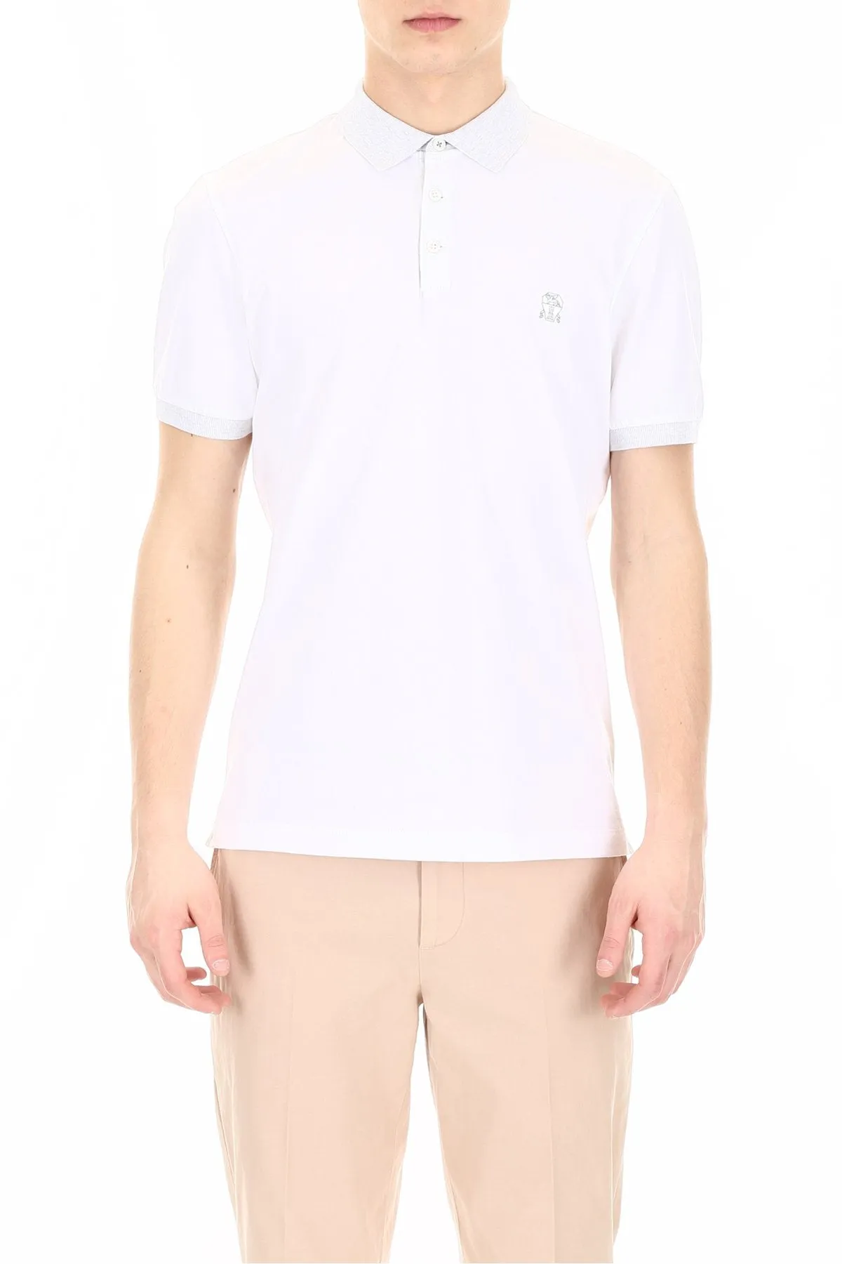 Brunello Cucinelli Logo Polo Shirt