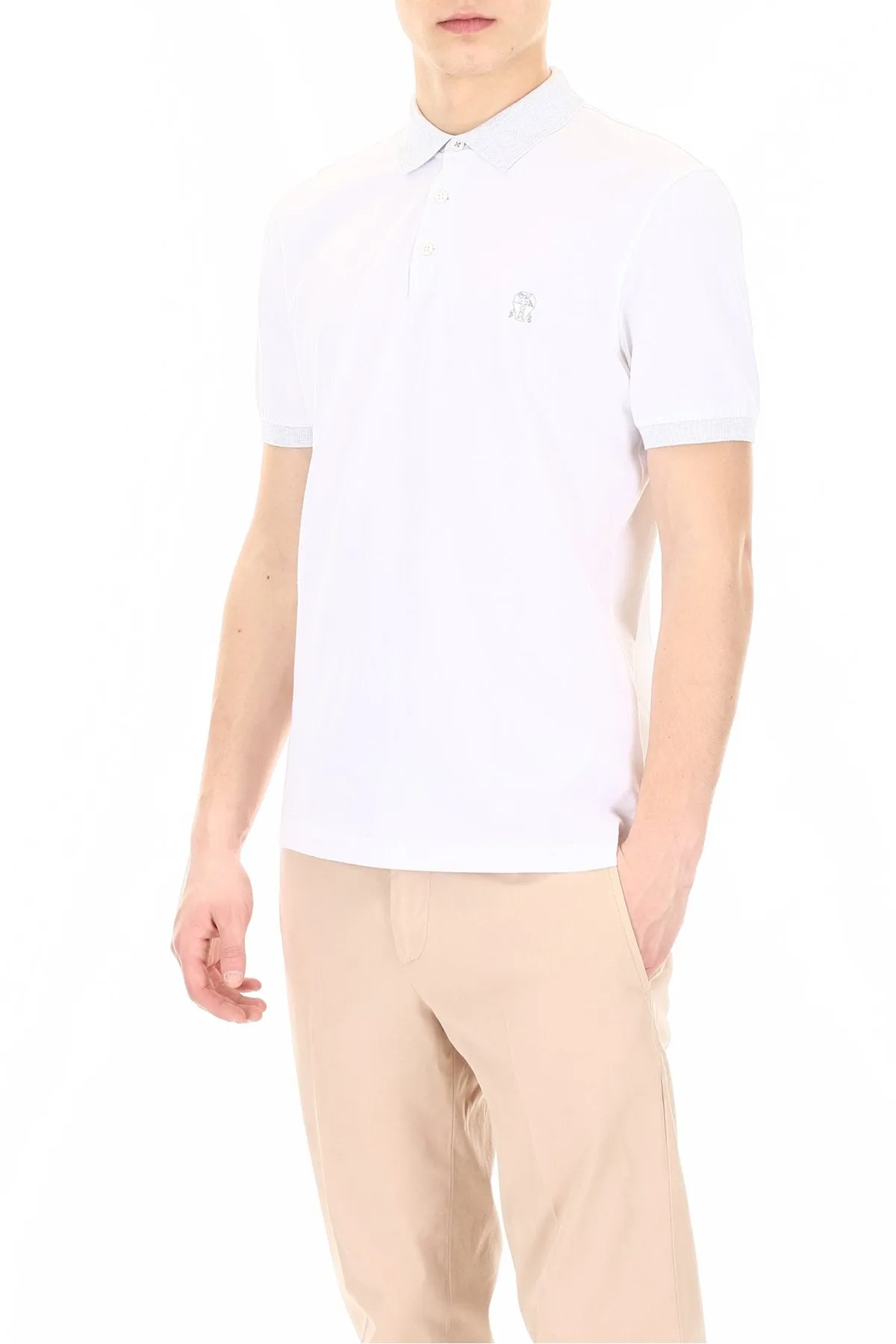 Brunello Cucinelli Logo Polo Shirt