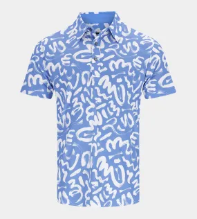 BRUSH POLO - BLUE