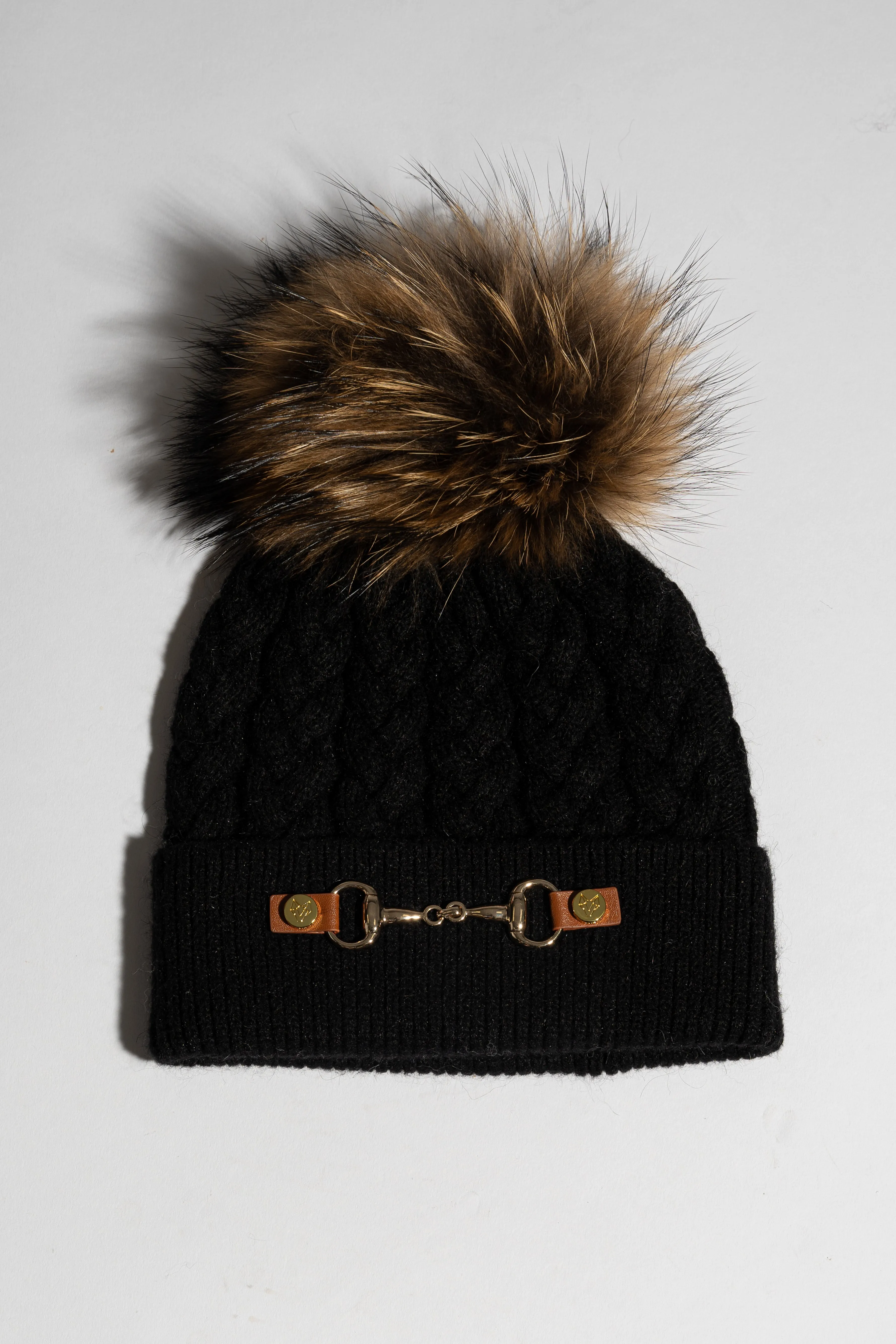 Burley Pom Pom Hat - Black