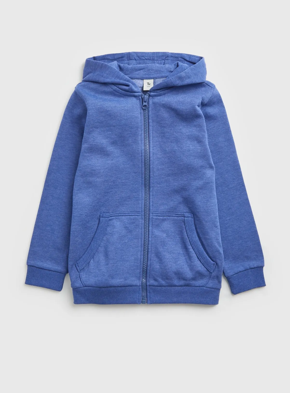 Buy Blue Zip Through Hoodie 8 years | Jumpers and hoodies | Tu