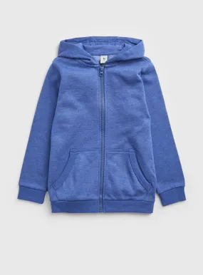 Buy Blue Zip Through Hoodie 8 years | Jumpers and hoodies | Tu