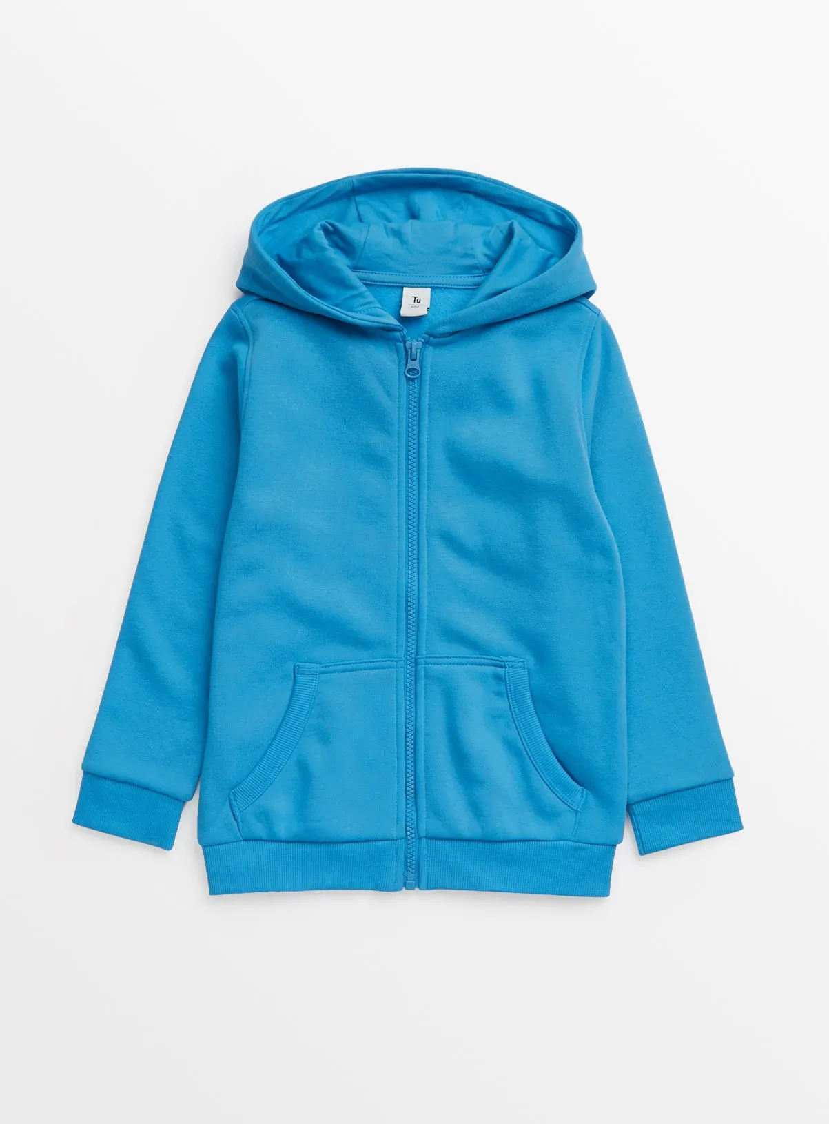 Buy Bright Blue Zip-Through Hoodie 9 years | Jumpers and hoodies | Tu