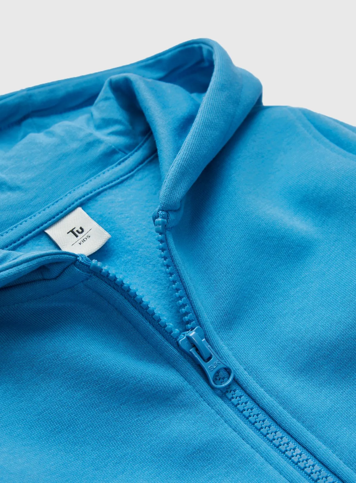 Buy Bright Blue Zip-Through Hoodie 9 years | Jumpers and hoodies | Tu