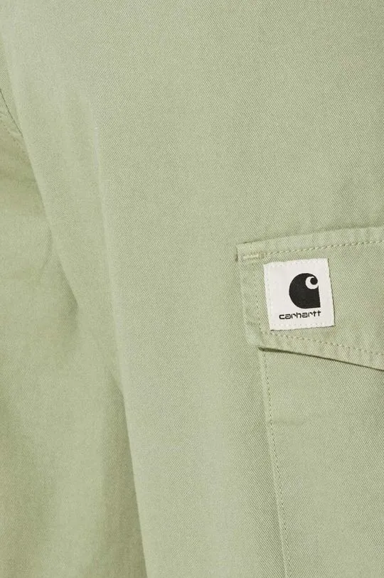 Carhartt WIP cotton trousers Collins Pant green color I029789.29MGD