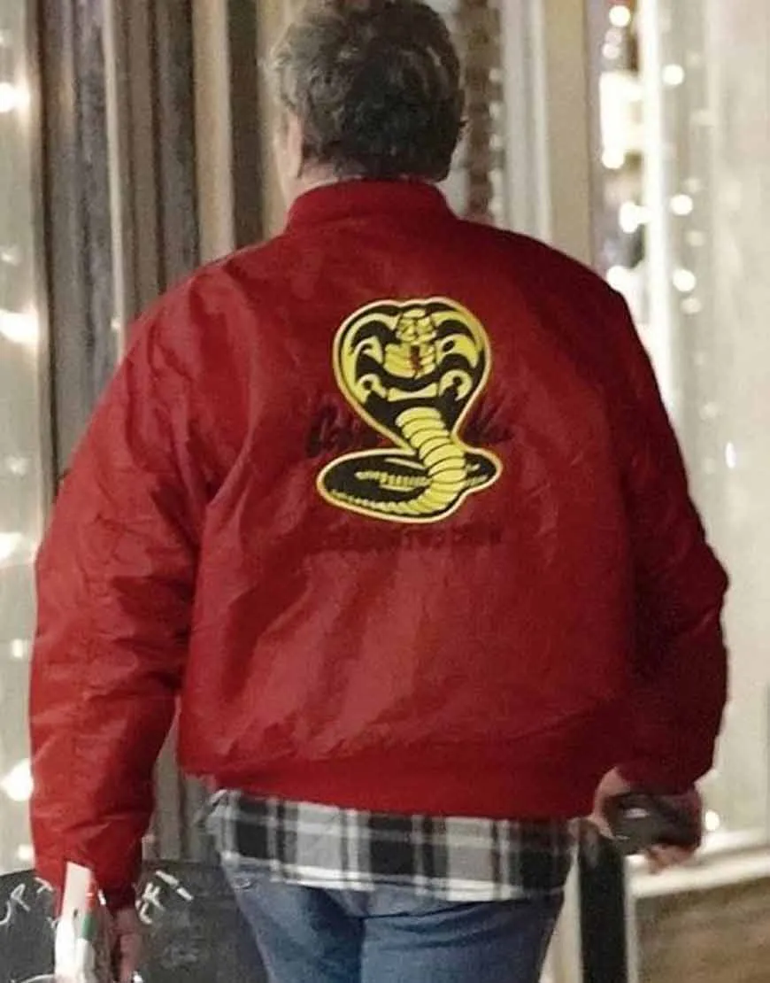 Cobra Kai Red Jacket | Johnny Lawrence Leather Jacket