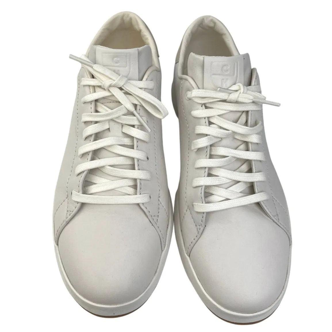 Cole Haan GrandPro Women's White Leather Lace Up Tennis Sneaker Shoes Size 9.5