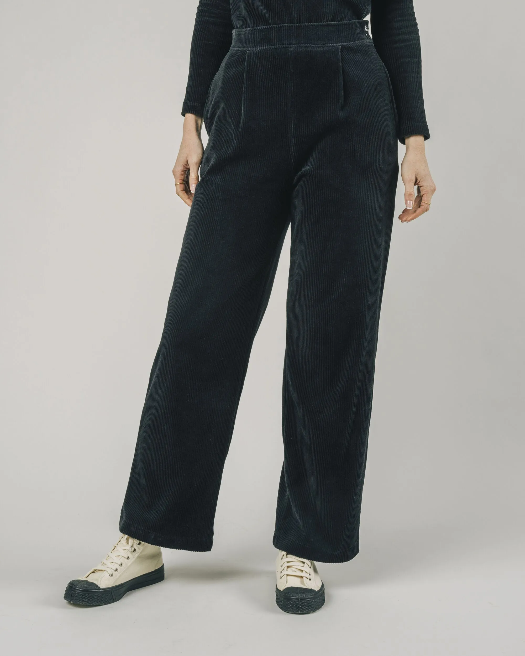 Corduroy Oversize Pant Black