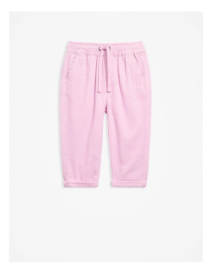 Corduroy Pant in Rose