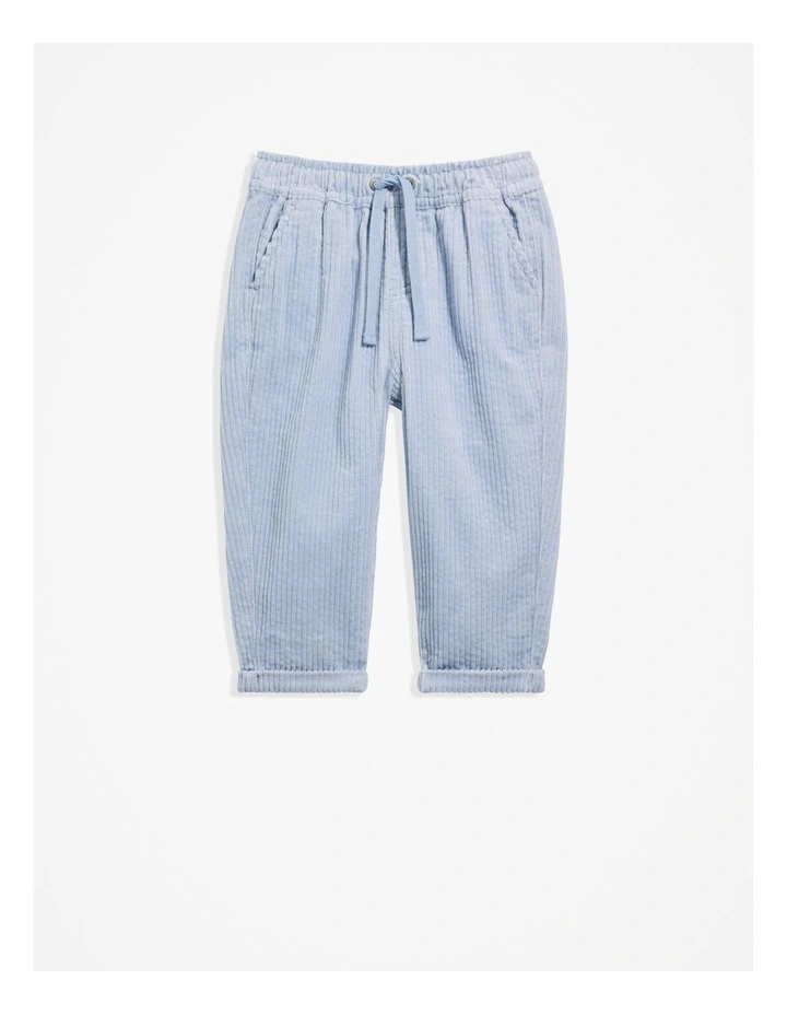 Corduroy Pant in Washed Blue