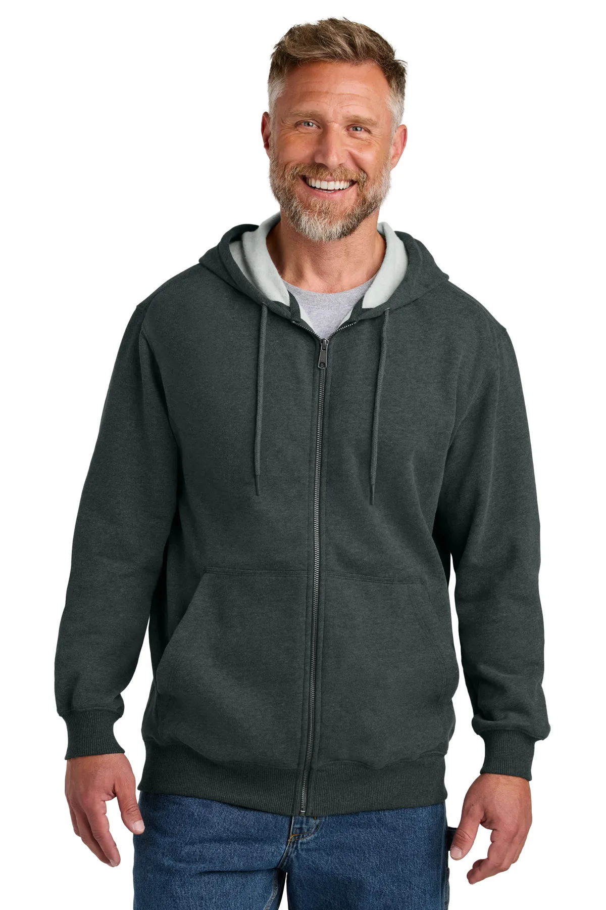 CornerStone CSF631 Tough Fleece Full-Zip Hoodie