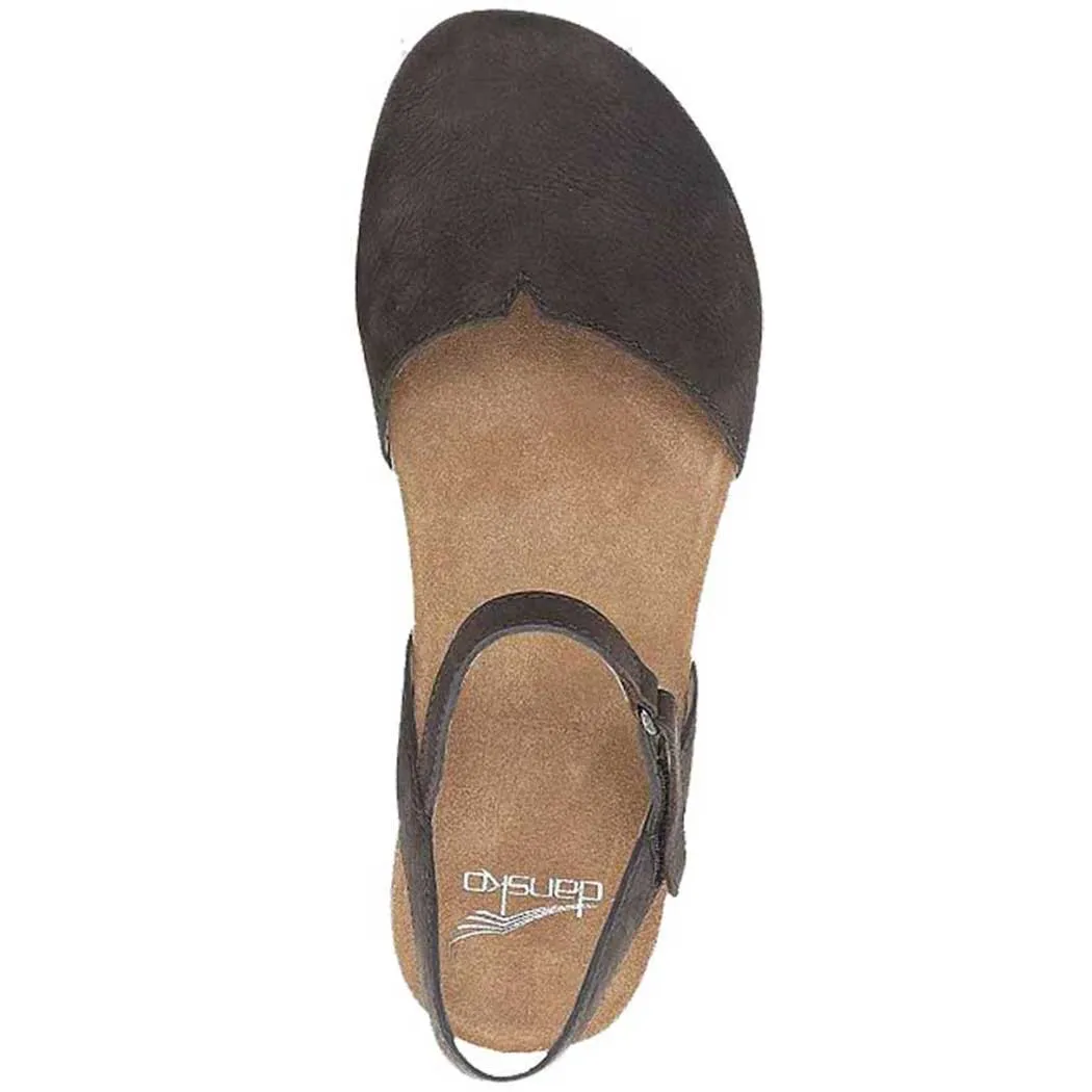 Dansko Rowan Closed Toed Sandal Chocolate (Women's)