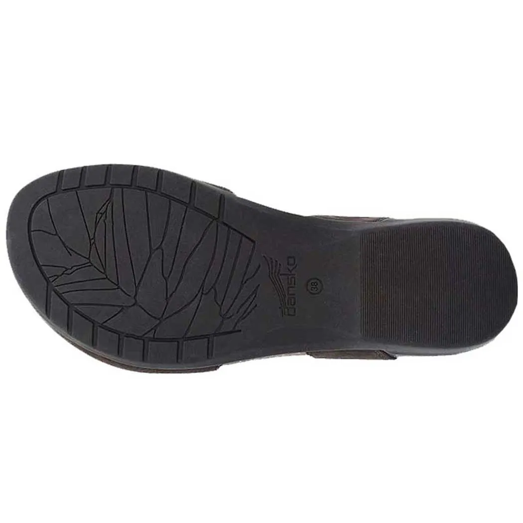 Dansko Rowan Closed Toed Sandal Chocolate (Women's)