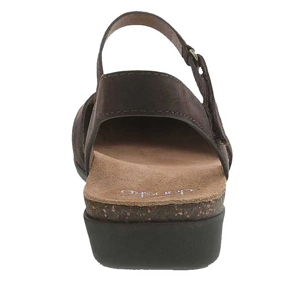 Dansko Rowan Closed Toed Sandal Chocolate (Women's)