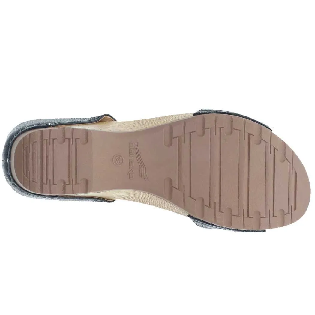 Dansko Tanya Slide Sandal Black Milled (Women's)