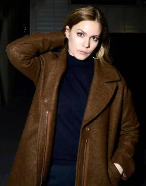 Deadwind Pihla Viitala Brown Coat | Sofia Brown Trench Coat