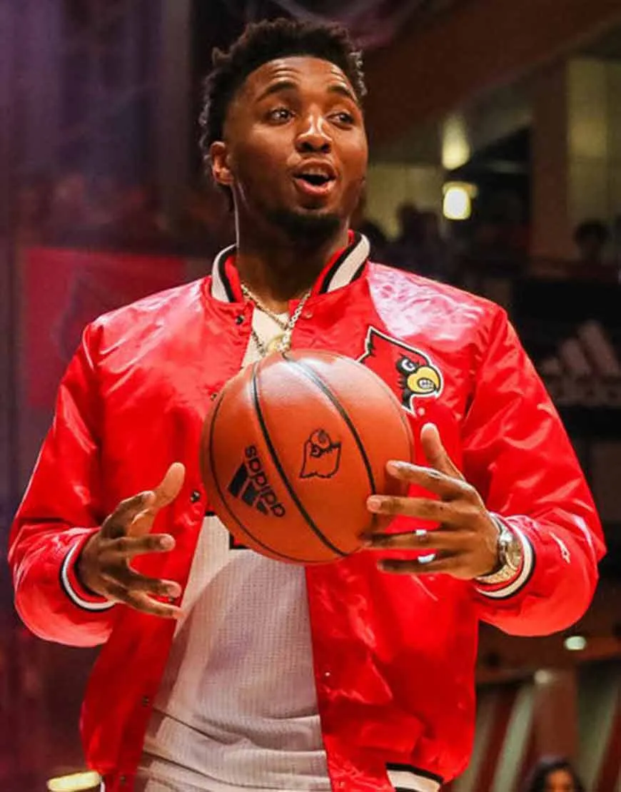 Donovan Mitchell Red Bomber Jacket | Ujackets -- New Arrivals 2021