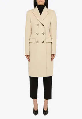 Double-Breasted Wool Coat