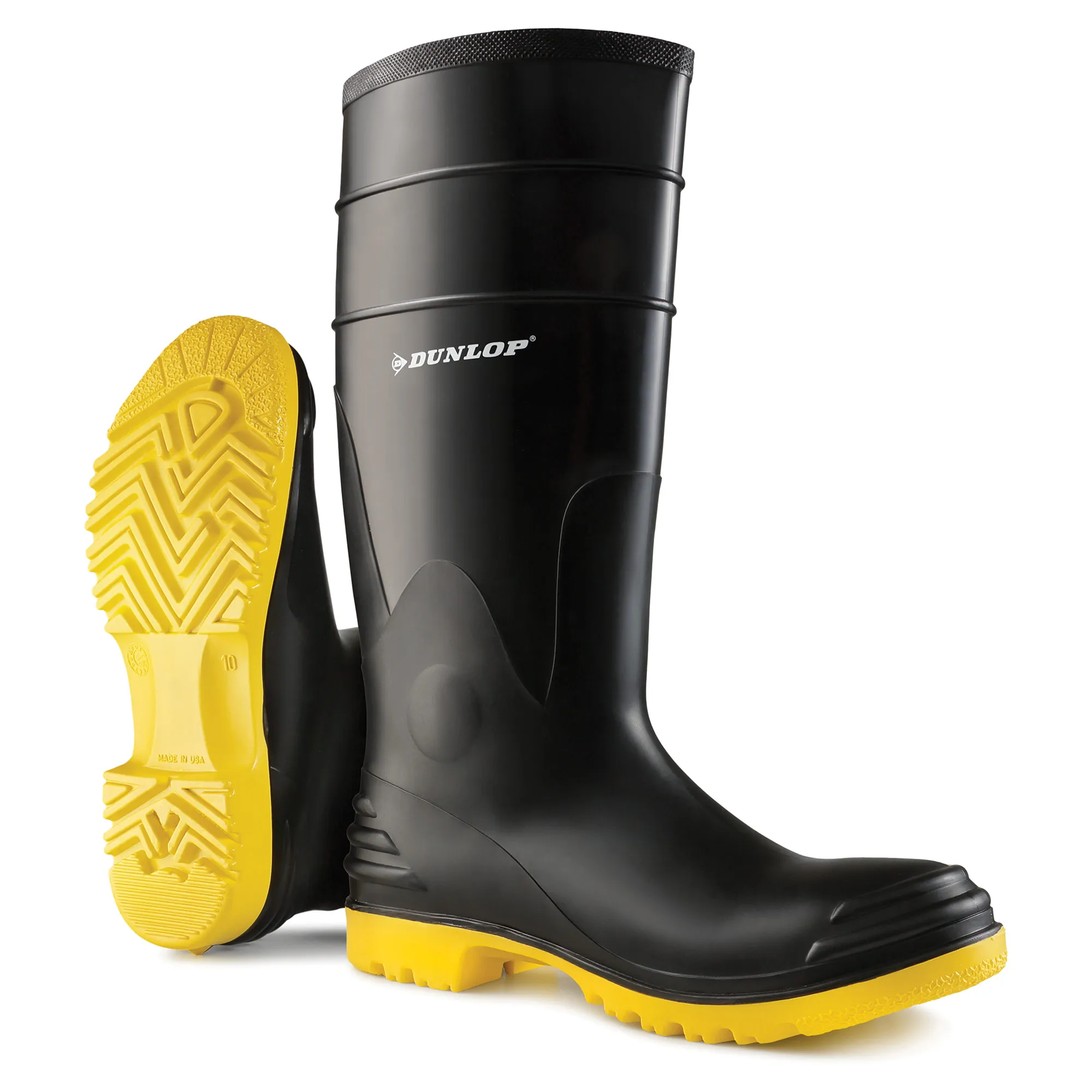 Dunlop 86802 PolySteel Steel Toe & Midsole Boots