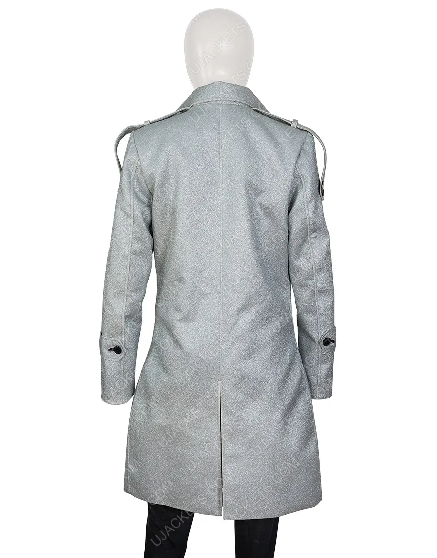 Dynasty S03 Fallon Carrington Metallic Coat | Ujackets.com - 45% OFF