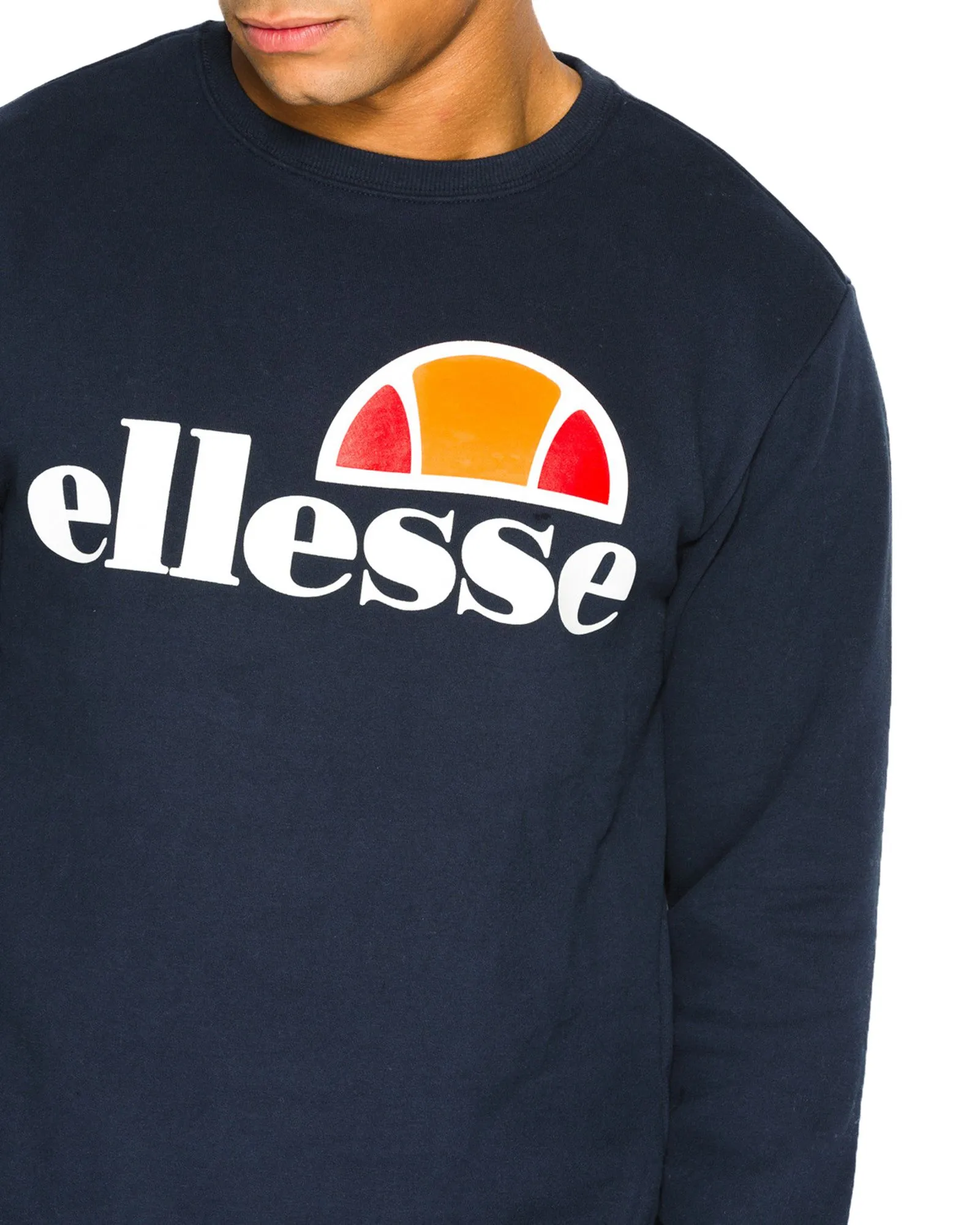 Ellesse Succiso Logo Crew Neck Sweatshirt Dress Blues