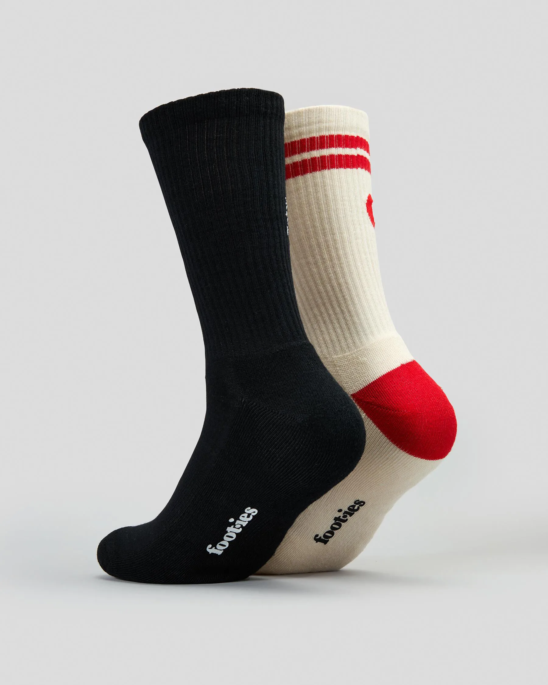 FOOT-IES Coke Logo Sneaker Socks 2 Pack